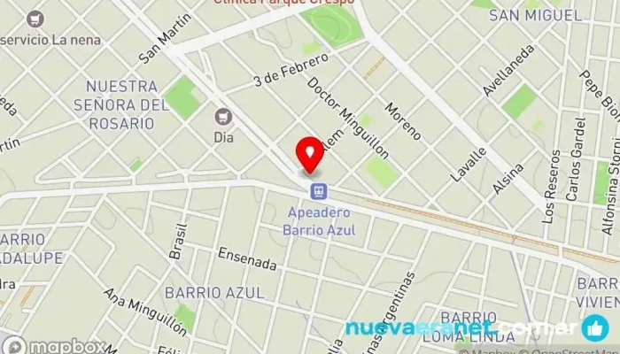 mapa de Panaderia La Esmeralda Panadería en Crespo