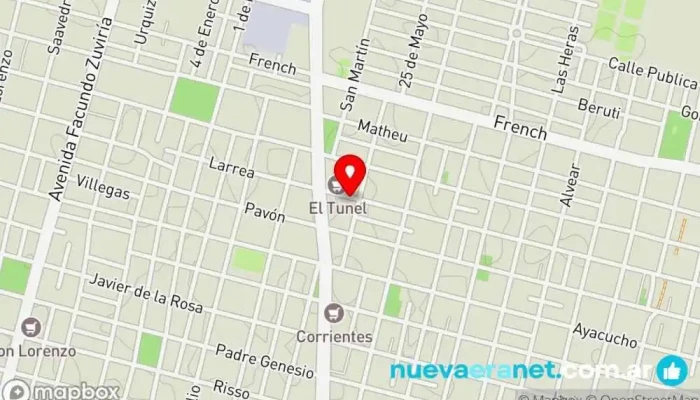 mapa de Panaderia la Esperanza Panadería en Santa Fe de la Vera Cruz