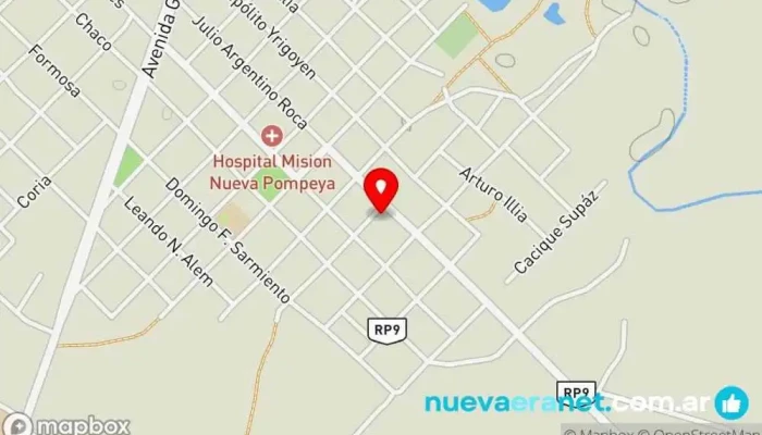 mapa de Panaderia La Espiga De Oro Panadería en Nueva Pompeya