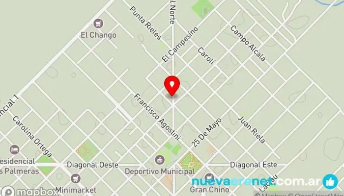 mapa de Panadería la Espiga de Oro Panadería en Margarita Belén