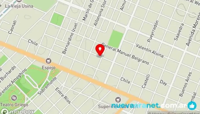 mapa de Panaderia la Estrella Panadería en San Rafael