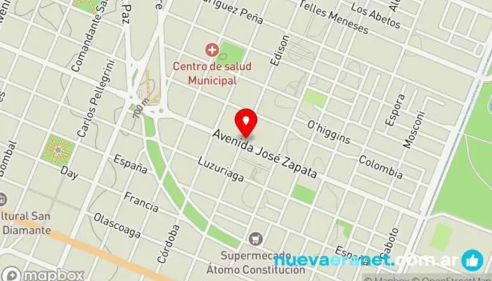 mapa de Panadería La Estrellita Panadería en San Rafael