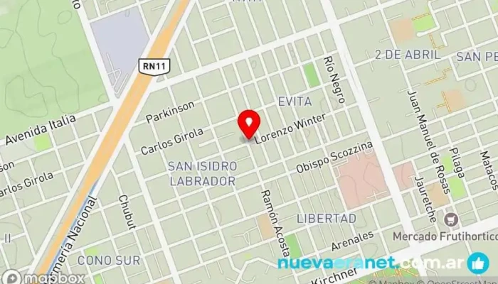 mapa de PANADERÍA LA FAMILIA 2 Panadería en Formosa