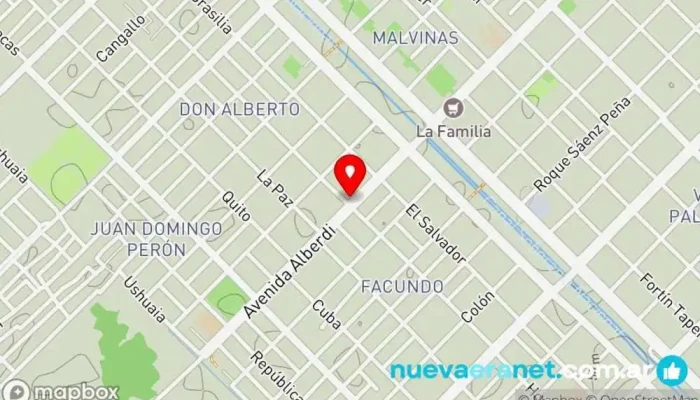 mapa de Panadería La Familia Panadería en Resistencia