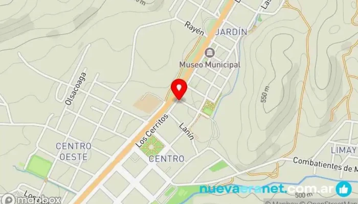 mapa de Panadería La Familia Panadería en Piedra del Aguila