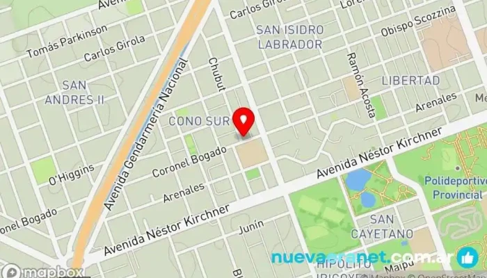 mapa de Panadería La familia Panadería en Formosa