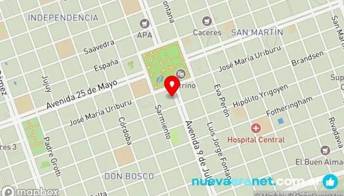 mapa de PANADERÍA LA FAMILIA Panadería en Cappital