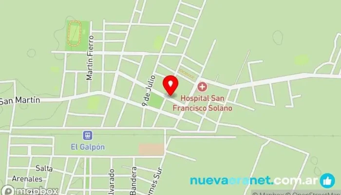 mapa de Panadería La Florita Panadería en Galpon