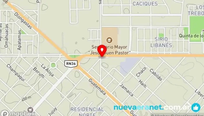 mapa de Panaderia La Gringa Fabrica, Río Cuarto, Córdoba Panadería en Río Cuarto