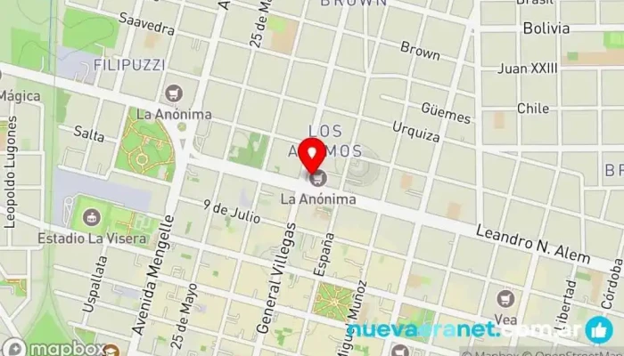 mapa de Panaderia la Industrial Panadería en Cipolletti