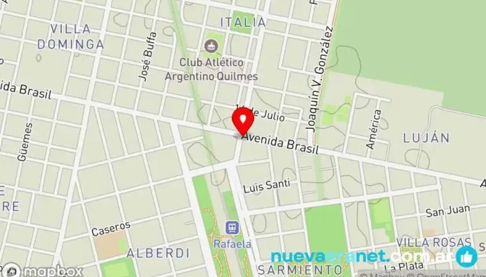 mapa de Panaderia La Internacional Panadería en Rafaela