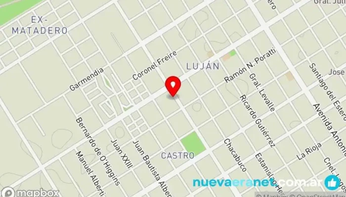 mapa de Panadería La Internacional Panadería en 9 de Julio