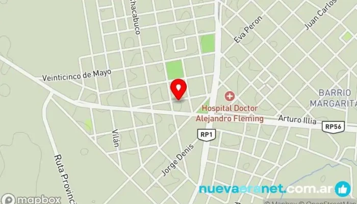 mapa de Panaderia La Leonesa De La flia ALLAMAN Panadería en La Leonesa