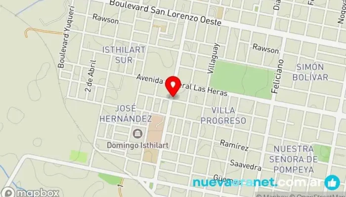 mapa de Panaderia La Lucha Panadería en Concordia