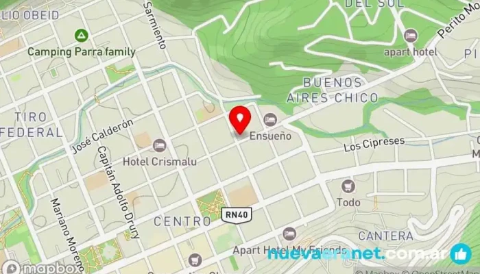 mapa de Panaderia La Modelo Panadería en San Martín de los Andes