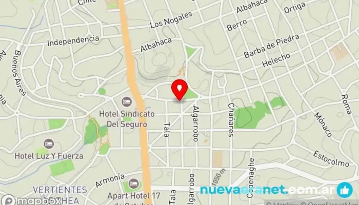 mapa de Panadería la Monijor Panadería en Villa Giardino