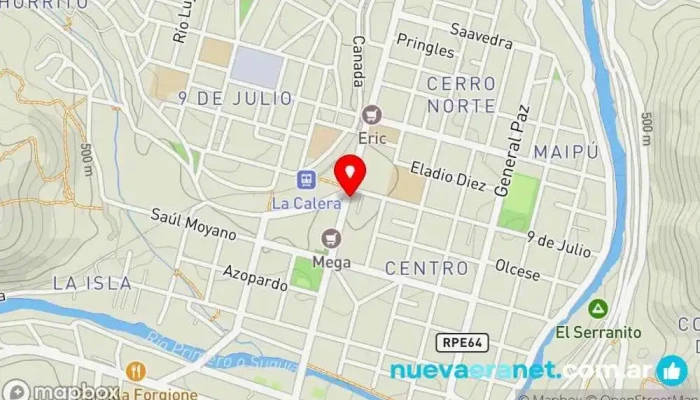 mapa de Panadería La Negrita Panadería en La Calera