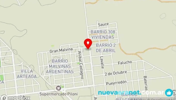 mapa de Panaderia La nueva Estrella 2 Panadería en Monte Caseros