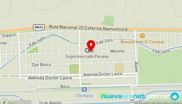 mapa de Panadería 