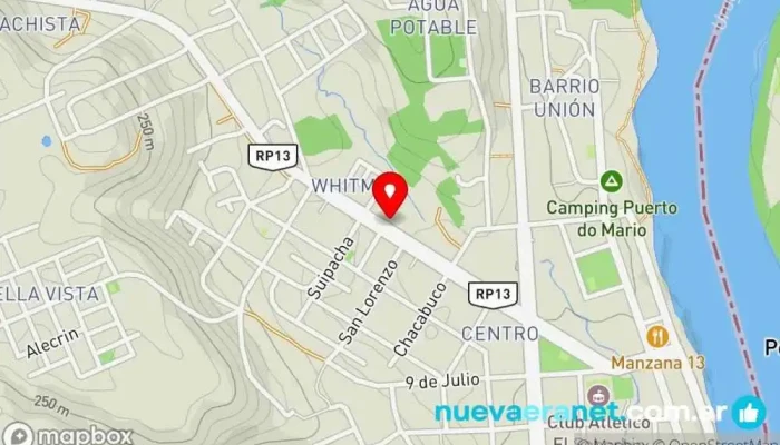 mapa de Panaderia La Nueva Panadería en El Soberbio