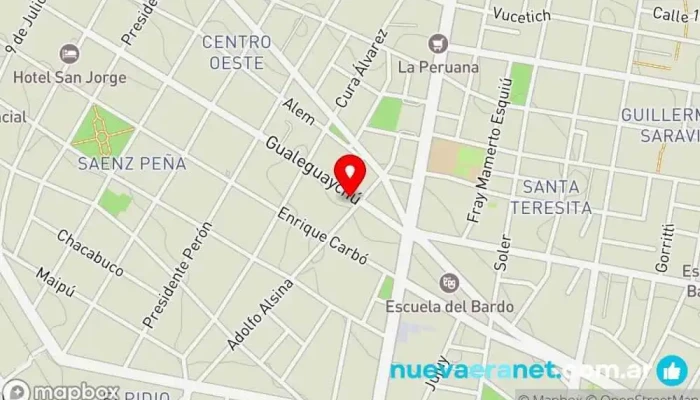 mapa de Panadería La Perla Confitería Panadería en Paraná