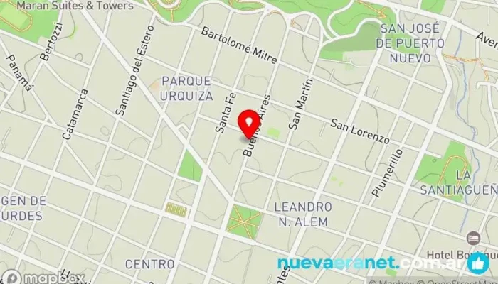 mapa de Panadería La Perla Panadería en Paraná