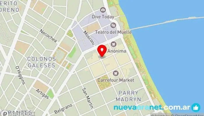 mapa de Panaderia La Pionera Panadería en Puerto Madryn