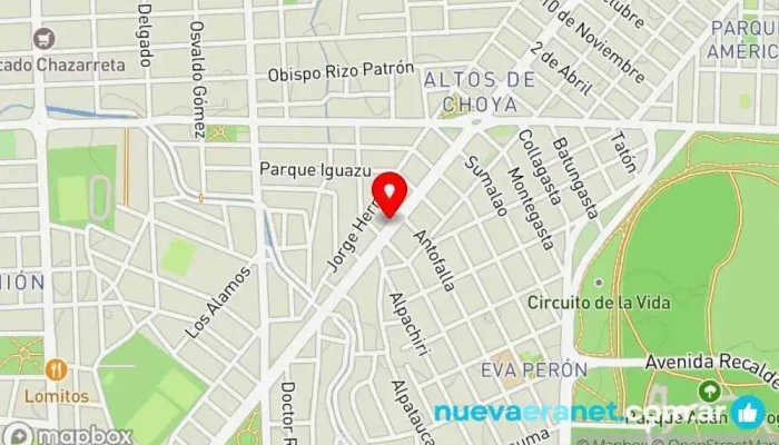 mapa de Panaderia La Pista Panadería en San Fernando del Valle de Catamarca