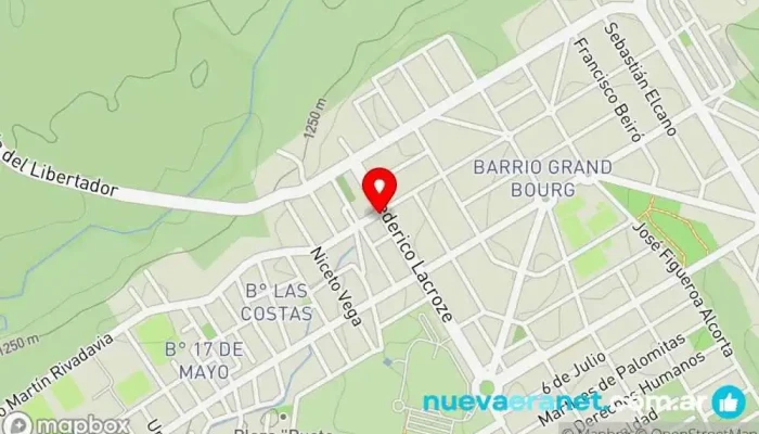 mapa de Panaderia La Princesa Panadería en Salta