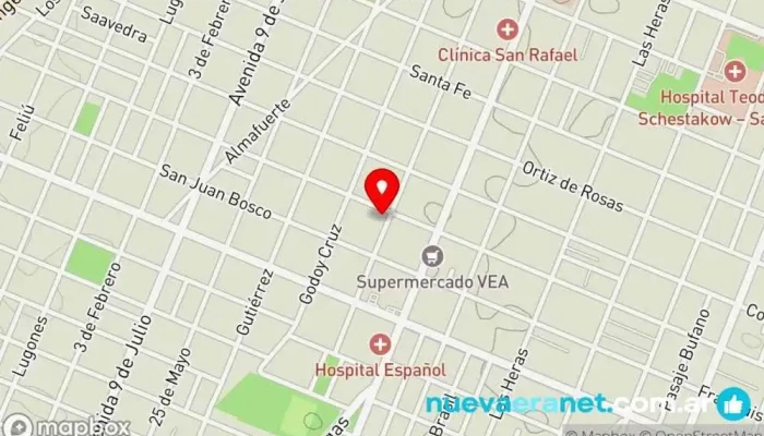 mapa de Panaderia La Princesita Panadería en AQV