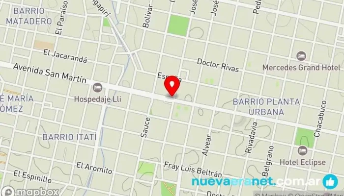 mapa de Panaderia La Providencia Panadería en Mercedes