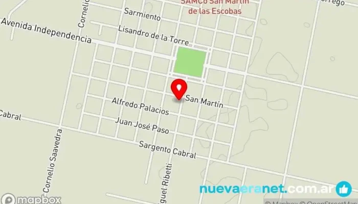 mapa de Panadería La Reina Panadería en San Martin de las Escobas