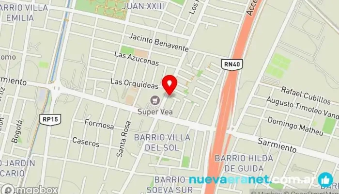 mapa de Panaderia 