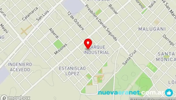 mapa de Panadería La Terminal Panadería en Villa Constitución