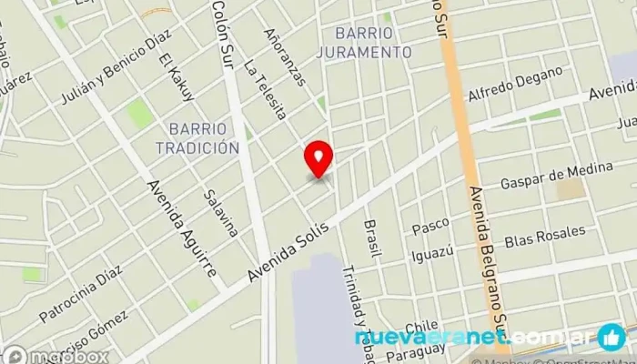 mapa de Panadería La Tradicional Panadería en Santiago del Estero