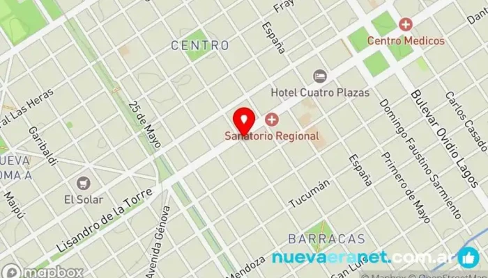 mapa de Panadería la Victoria Panadería en Casilda
