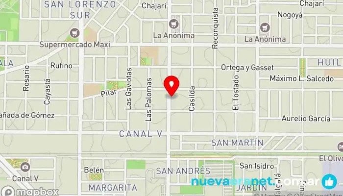 mapa de Panadería Lafurné Panadería en Neuquén