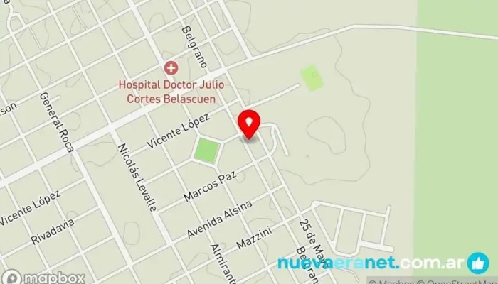 mapa de Panaderia Lanin Panadería en Carlos Pellegrini