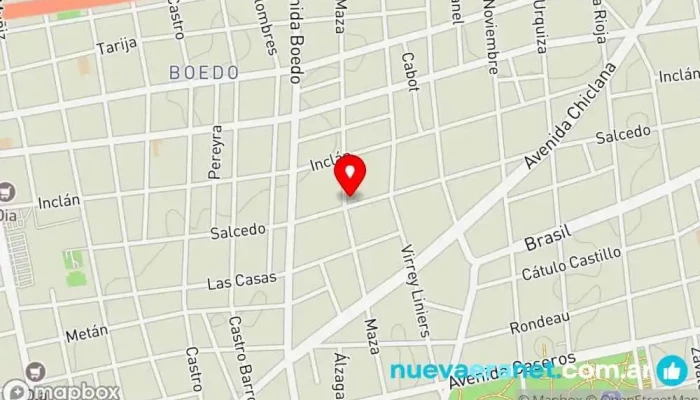 mapa de Panaderia Las 40 Rosas Panadería en Cdad. Autónoma de Buenos Aires
