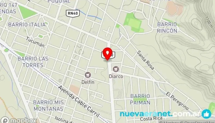 mapa de Panaderia Las Delicias Panadería en Chilecito