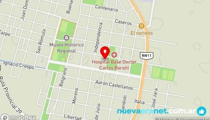mapa de Panadería 