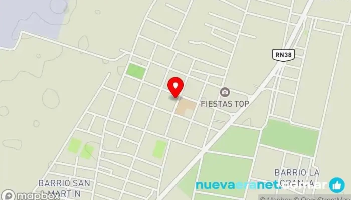 mapa de Panadería Las Nietas Panadería en Río Seco