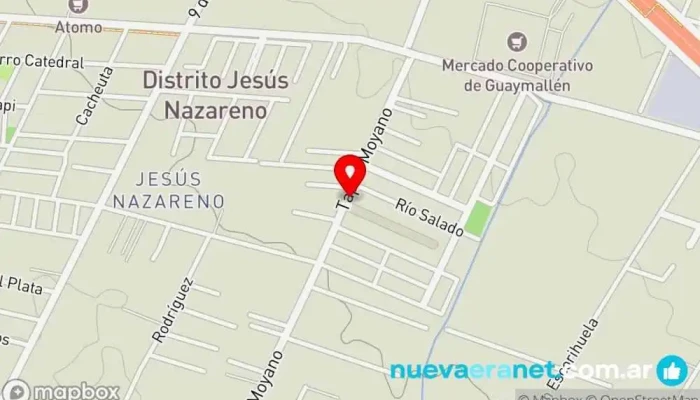 mapa de Panaderia Latina Confiteria Panadería en Guaymallén