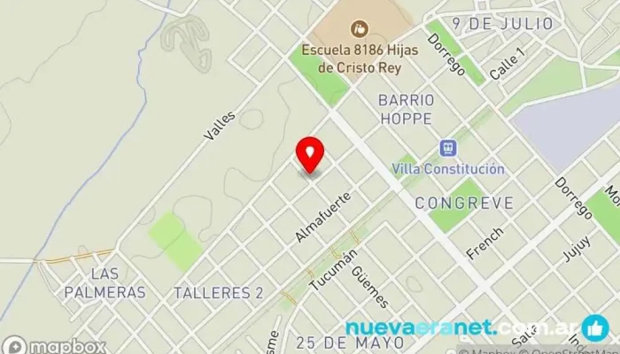 mapa de Panaderia Laurita SRL Panadería en Villa Constitución