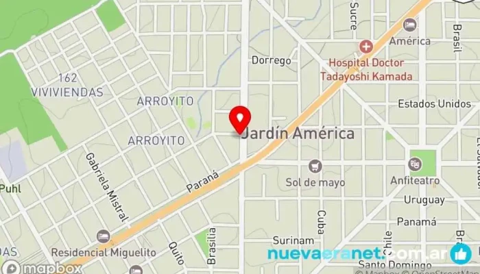 mapa de Panaderia Lazaro 10 Panadería en Jardín America