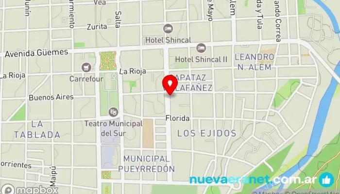 mapa de Panaderia LazzTole Panadería en San Fernando del Valle de Catamarca