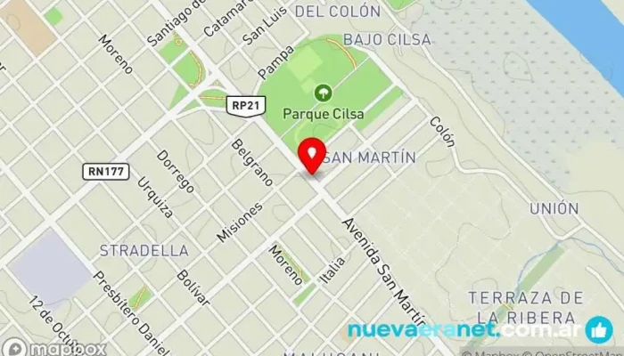 mapa de PANADERÍA Le Mari Panadería, Pastelería en Villa Constitución
