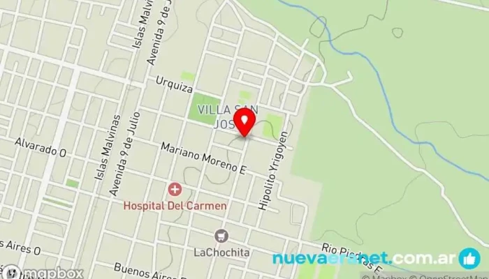 mapa de PANADERIA Leal Panadería en Metán