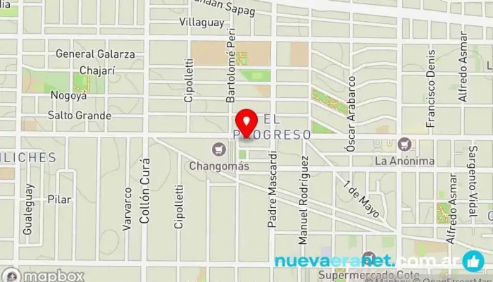 mapa de Panaderia Lemongrass, servicio catering Panadería, Servicio de catering, Bufé para fiestas infantiles, Tienda de fiambres en Neuquén