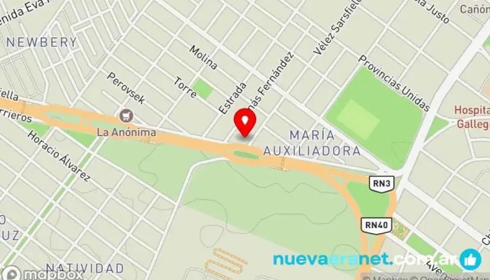 mapa de Panaderia Libertad Panadería en Banciela